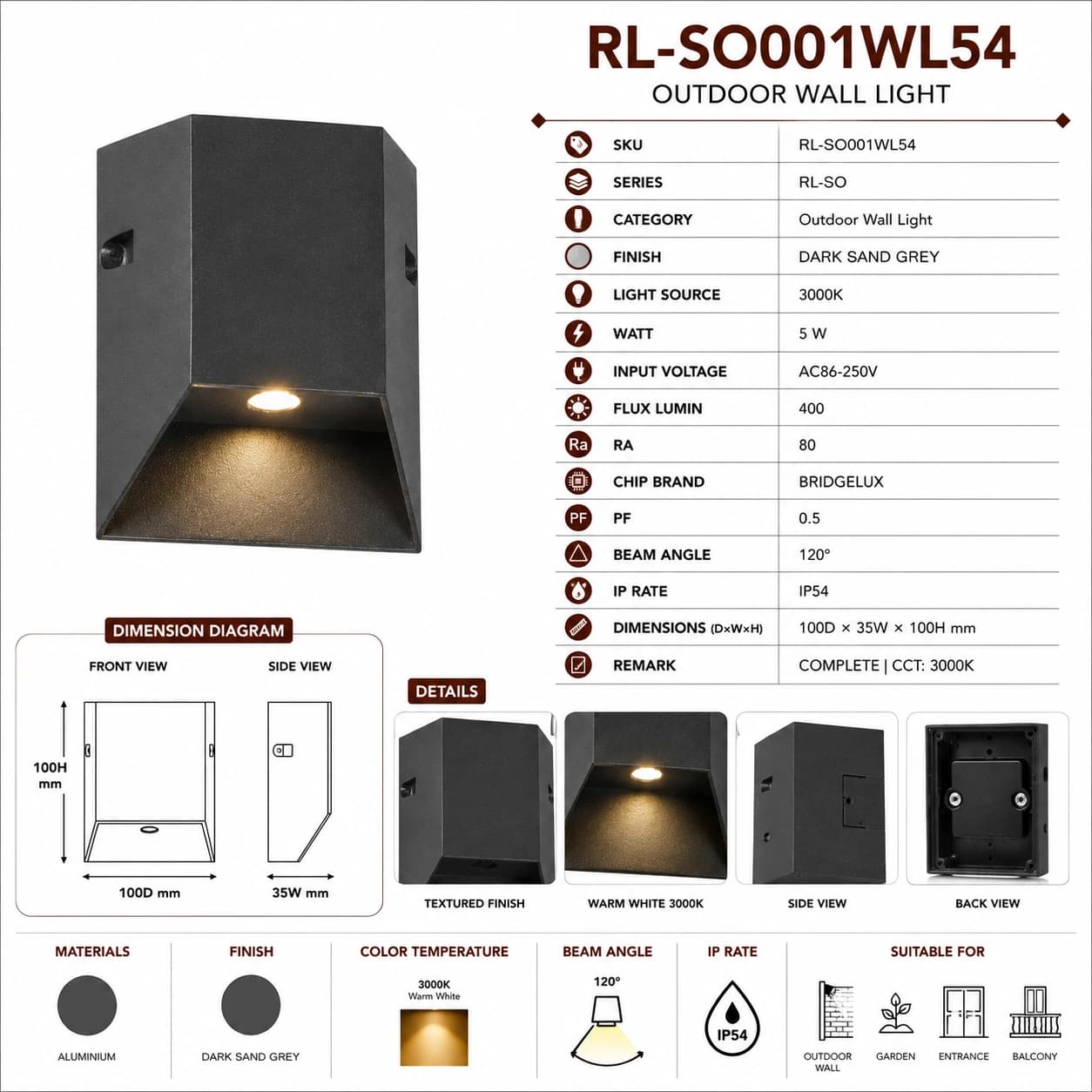 RL-SO001WL54 4