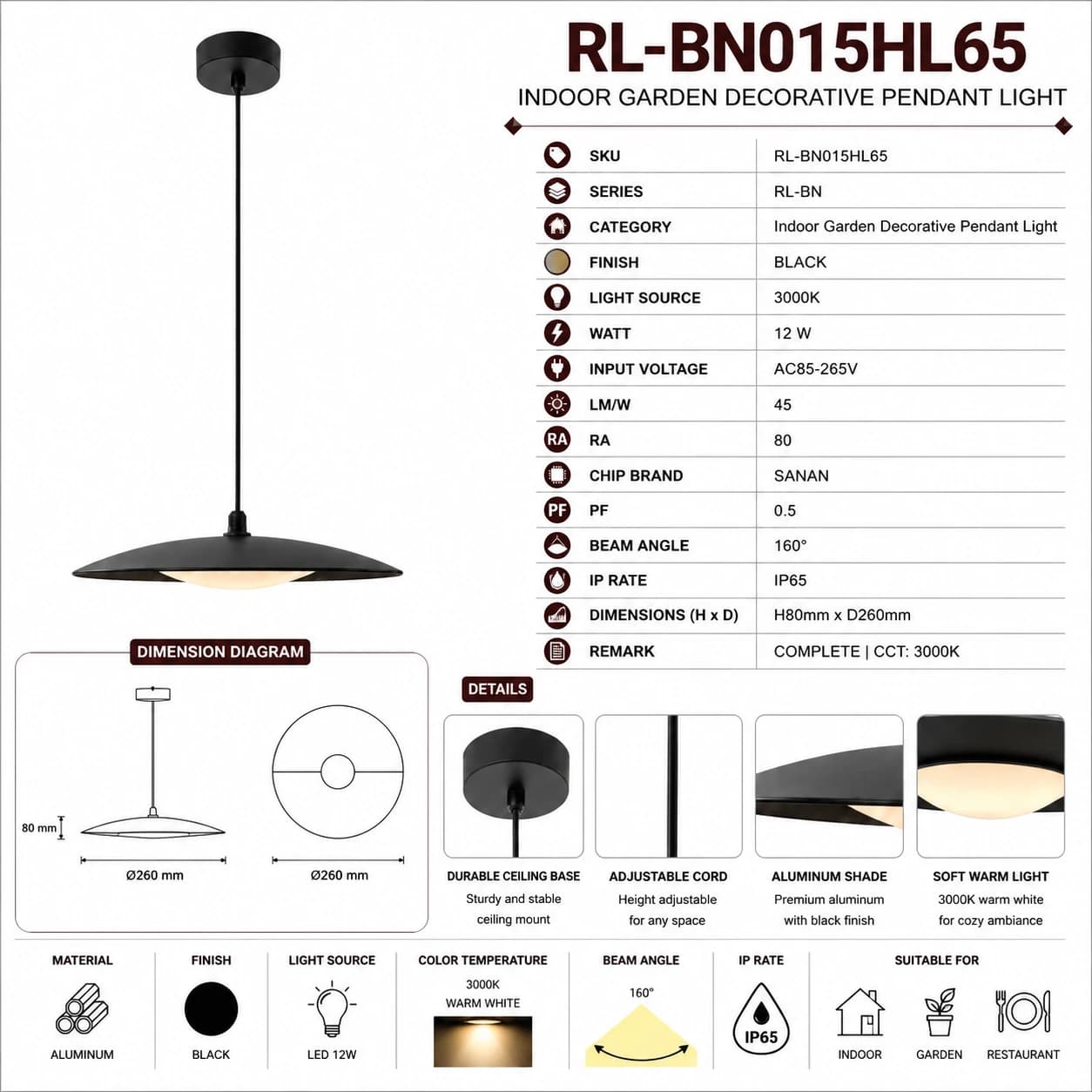 RL-BN015HL65 4